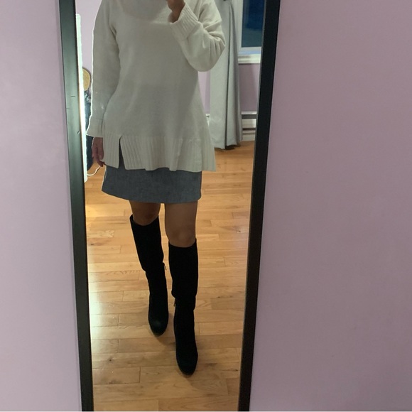 Black suede winter boots on an natural fur, European size 37 - Picture 13 of 15